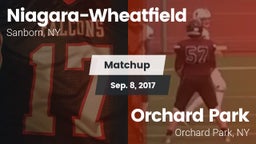 Matchup: Niagara-Wheatfield vs. Orchard Park  2017
