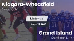 Matchup: Niagara-Wheatfield vs. Grand Island  2017