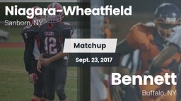 Matchup: Niagara-Wheatfield vs. Bennett  2017