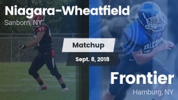 Matchup: Niagara-Wheatfield vs. Frontier  2018