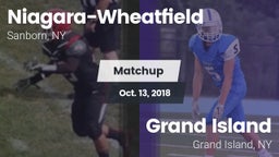 Matchup: Niagara-Wheatfield vs. Grand Island  2018
