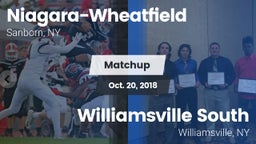 Matchup: Niagara-Wheatfield vs. Williamsville South  2018