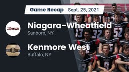 Recap: Niagara-Wheatfield  vs. Kenmore West 2021