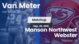 Matchup: Van Meter vs. Manson Northwest Webster  2016