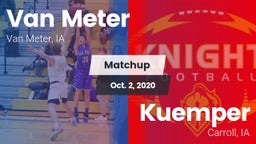 Matchup: Van Meter vs. Kuemper  2020
