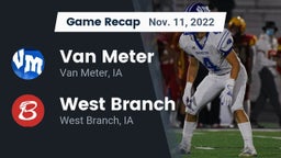 Recap: Van Meter  vs. West Branch  2022