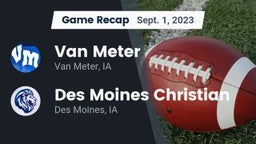 Recap: Van Meter  vs. Des Moines Christian  2023