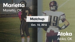 Matchup: Marietta vs. Atoka  2016