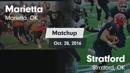 Matchup: Marietta vs. Stratford  2016