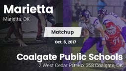 Matchup: Marietta vs. Coalgate Public Schools 2017