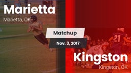 Matchup: Marietta Middle vs. Kingston  2017