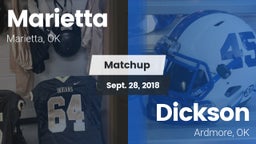 Matchup: Marietta Middle vs. Dickson  2018