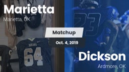 Matchup: Marietta vs. Dickson  2019