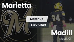 Matchup: Marietta vs. Madill  2020