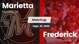 Matchup: Marietta vs. Frederick  2020