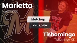 Matchup: Marietta vs. Tishomingo  2020