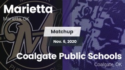 Matchup: Marietta vs. Coalgate Public Schools 2020