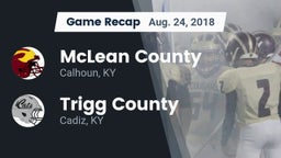 Recap: McLean County  vs. Trigg County  2018