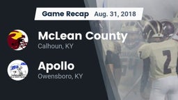 Recap: McLean County  vs. Apollo  2018