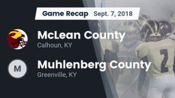 Recap: McLean County  vs. Muhlenberg County  2018