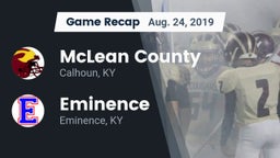 Recap: McLean County  vs. Eminence  2019