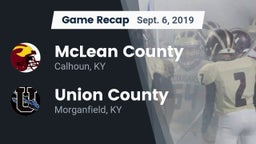 Recap: McLean County  vs. Union County  2019