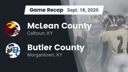 Recap: McLean County  vs. Butler County  2020