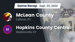 Recap: McLean County  vs. Hopkins County Central  2020