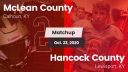 Matchup: McLean County vs. Hancock County  2020