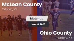 Matchup: McLean County vs. Ohio County  2020