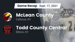Recap: McLean County  vs. Todd County Central  2021