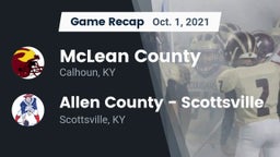 Recap: McLean County  vs. Allen County - Scottsville  2021
