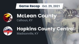 Recap: McLean County  vs. Hopkins County Central  2021
