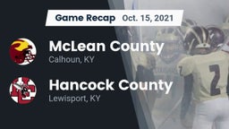 Recap: McLean County  vs. Hancock County  2021