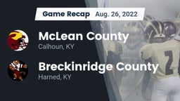 Recap: McLean County  vs. Breckinridge County  2022