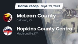 Recap: McLean County  vs. Hopkins County Central  2023