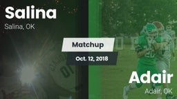 Matchup: Salina vs. Adair  2018