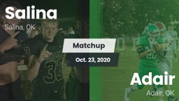 Matchup: Salina vs. Adair  2020