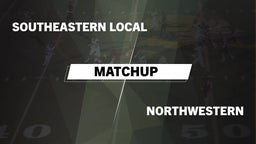 Southeastern Local football highlights Matchup: Southeastern Local vs. Northwestern  2016