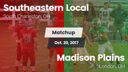 Matchup: Southeastern Local vs. Madison Plains  2017