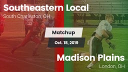 Matchup: Southeastern Local vs. Madison Plains  2019