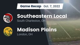 Recap: Southeastern Local  vs. Madison Plains  2022