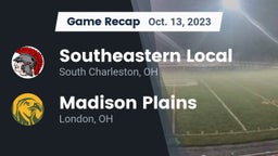 Recap: Southeastern Local  vs. Madison Plains  2023
