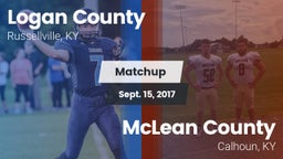 Matchup: Logan County vs. McLean County  2017