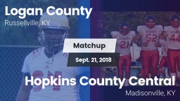 Matchup: Logan County vs. Hopkins County Central  2018