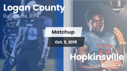 Matchup: Logan County vs. Hopkinsville  2018