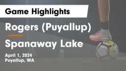 Rogers  (Puyallup) vs Spanaway Lake  Game Highlights - April 1, 2024