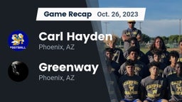 Recap: Carl Hayden  vs. Greenway  2023