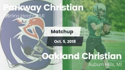 Matchup: Parkway Christian vs. Oakland Christian  2018