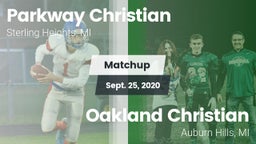 Matchup: Parkway Christian vs. Oakland Christian  2020